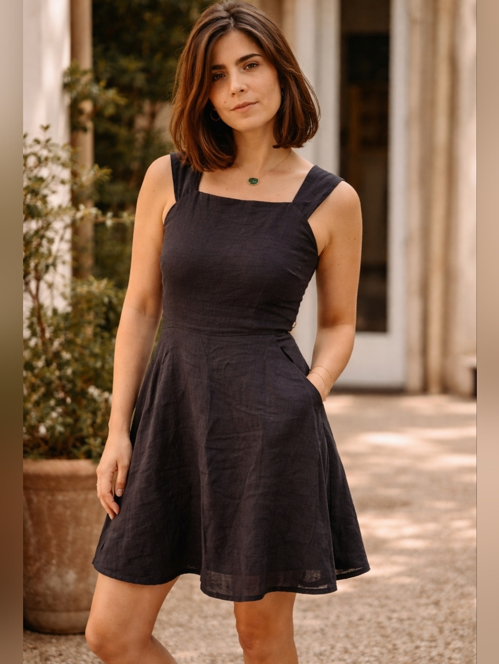 Atelier b. Chic Navy Mini Dress